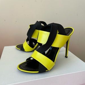 Balenciaga/ woman’s heels/Sandals /acid yellow /new/8,5